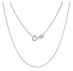 Sterling Silver Box Chain in Various Sizes