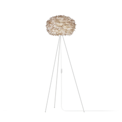 Eos Large Tripod Floor Lamp, White Stand
