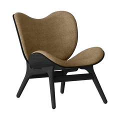 Low Lounge Chair in Black Oak - A Conversation Piece