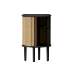 Audacious Side Table in Black Oak