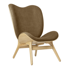 Tall Lounge Chair in Oak - A Conversation Piece