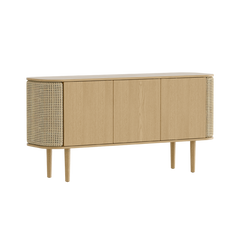 Treasures 3-Door Cabinet in Oak