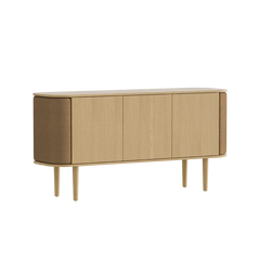 Treasures 3-Door Cabinet in Oak