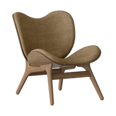 A Conversation Piece Low Lounge Chair in Dark Oak
