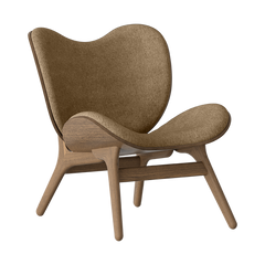 Low Lounge Chair in Dark Oak - A Conversation Piece