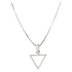 Small Water Element Necklace in Sterling Silver