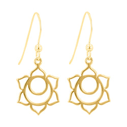 Gold Chakra Earrings