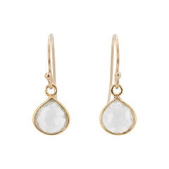 Clear quartz Gemstone Dangle Earrings