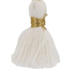 Gold Chrysoprase and Tassel Dangle Earrings Gold Chrysoprase and Tassel Dangle Earrings