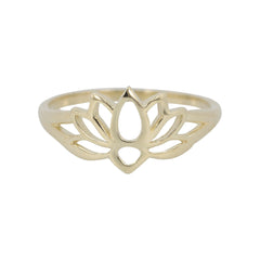Gold Lotus Ring