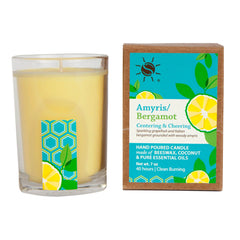 Amyris Bergamot Aromatherapy Filled Candle