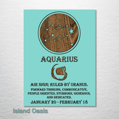 Zodiac Wall Hanging - Aquarius