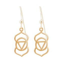 Gold Chakra Earrings Gold Chakra Earrings