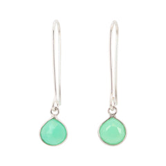 Gemstone dangle earrings, Choice of stone