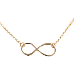 14k Gold Plated Sterling Silver Infinity Necklace 14k Gold Plated Sterling Silver Infinity Necklace