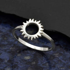 Sterling Silver Eclipse Ring