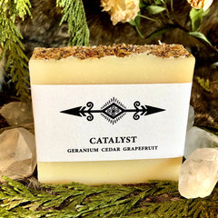 Catalyst Goat's Milk Soap - 4oz, Geranium, Cedar, and Grapefruit