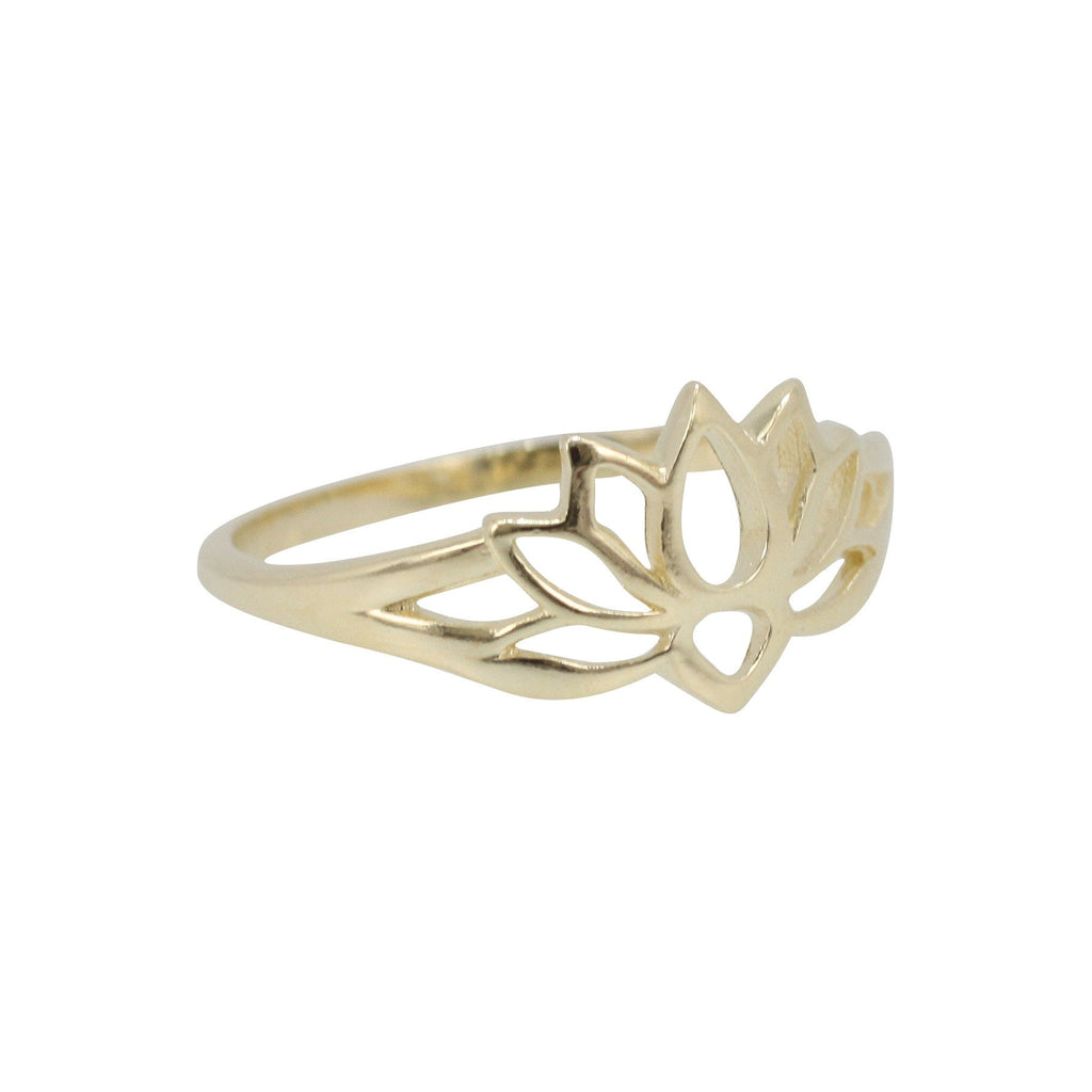 Gold Lotus Ring