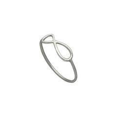 Infinity Stackable Ring in Sterling Silver