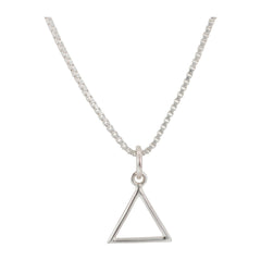 Small Fire Element Necklace in Sterling Silver,