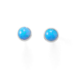 Small Gemstone Stud Earrings, Choice of Stone