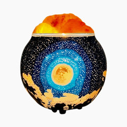 Himalayan Aromatherapy Salt Lamp with UL Listed  Dimmer Cord (Moon) Himalayan Aromatherapy Salt Lamp with UL Listed  Dimmer Cord (Moon)