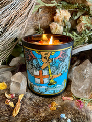 Judgement Tarot Candle - 8.5oz, Lavender, Patchouli, Rose Geranium