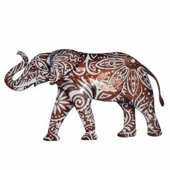 Elephant Wall Decor Brown