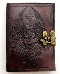 Moon Goddess Leather Embossed Journal