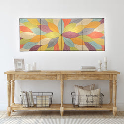 Multi Sunburst Panel Wall Lamp, Multi