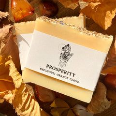 Prosperity Goat's Milk Soap - 4oz,  Patchouli, Orange, Cinnamon, and Clove