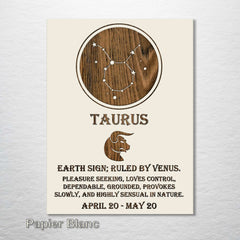 Zodiac Wall Hanging - Taurus