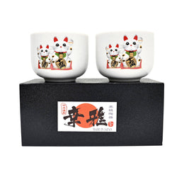 2 Piece Tea Cups Gift Set Lucky Cats JP (1/60)