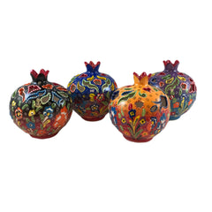 39923: CERAMIC EMBOSSED POMEGRANATE - LARGE
