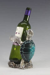Turtle Blue Wine Holder