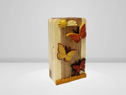 Butterflies are Free - Hand Carved Gift Box