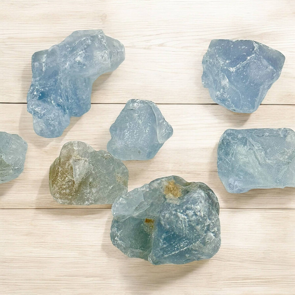 Rough Celestite Crystals