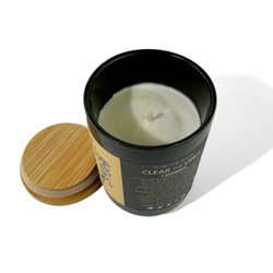 Clear the Vibes Garden Energy Clearing Candle in Lavender