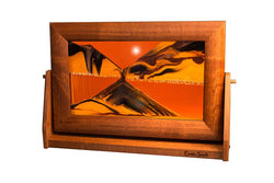 Alder Wood (Traditional) Moving Sand Art Pictures: Volcanic Clear / Medium