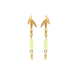 Golden Bamboo Earrings