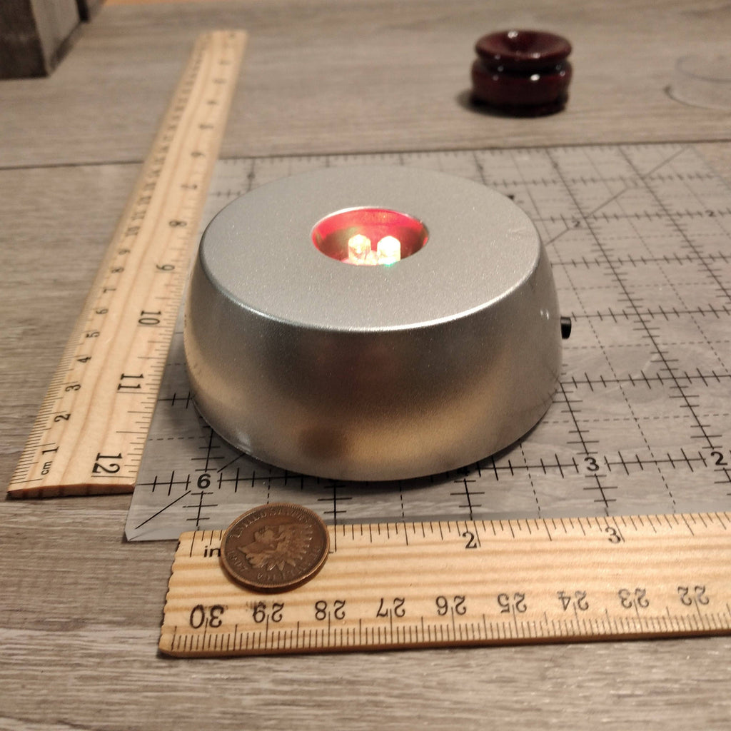 Light Stand 3 Color LED: Silver Color Changing