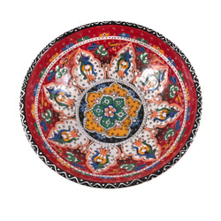 Round Embossed Ceramic Bowl - 10