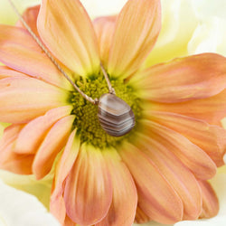 Botswana Agate Soul-Full of Light Necklace for Change