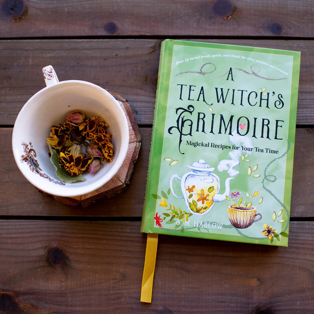 Witche Tea Ritual A Tea Witch's Grimoire: Magickal Recipes for Your Tea Time | Om Gallery