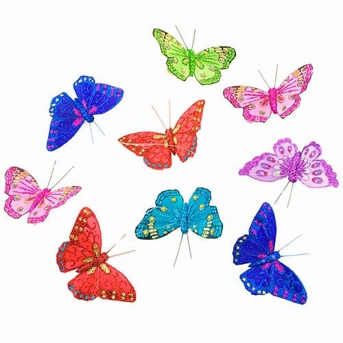 BUTTERFLY GARLAND ROYAL GLITTER BUTTERFLY GARLAND ROYAL GLITTER