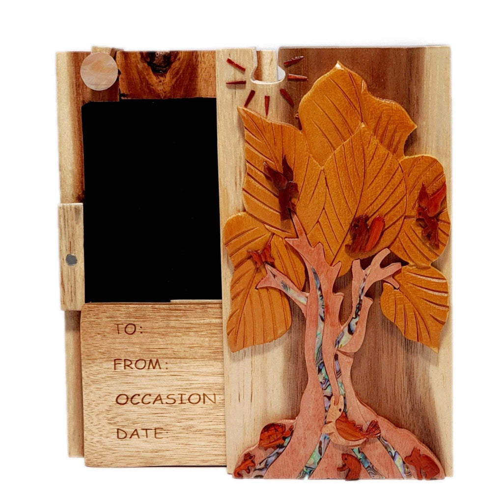 Mother of Pearl Tree of Life - Hand Carved Gift Box