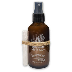 Smudge Spray & Crystal Set: White Sage