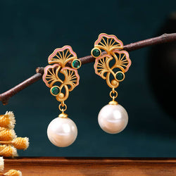 Ginkgo Leaves Earrings