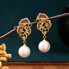 Ginkgo Leaves Earrings