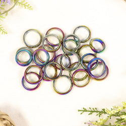 Hematite Multi Color Rings